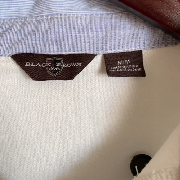 Black Brown 1826 men’s polo shirt - Picture 2 of 4